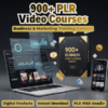 900+ Business Video Courses Bundle – Ready-To-Sell Training Library (PLR + MRR, Instant Access)