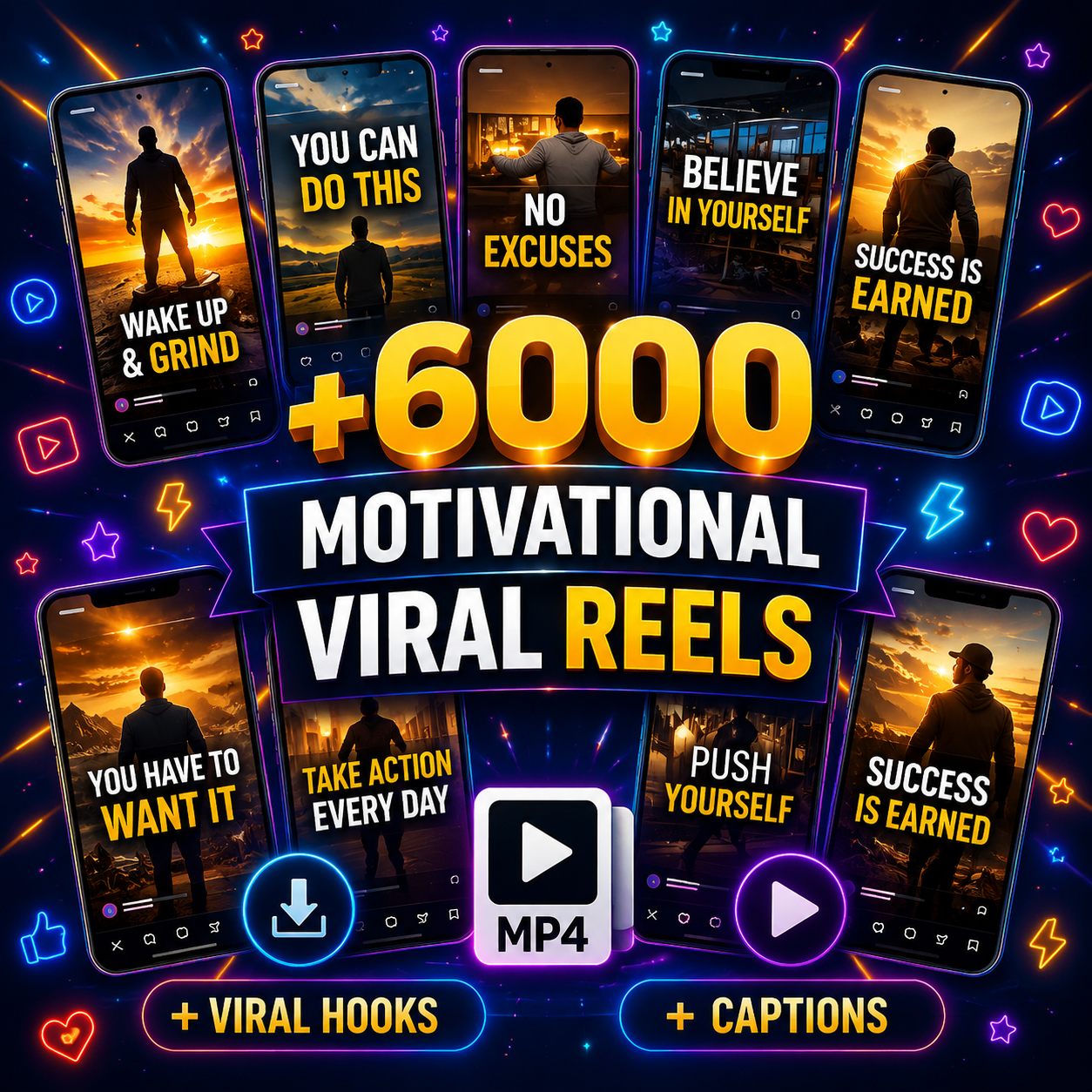Motivational Reels Bundle