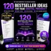120 Digital Product Ideas That SELL 🔥 (PLR + MRR Included) Start Your Passive Income Business Today | Ready to Resell