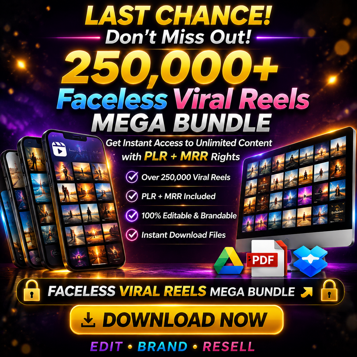 The Ultimate 250K+ Faceless Viral Reels Vault (PLR & MRR Included) - Image 2