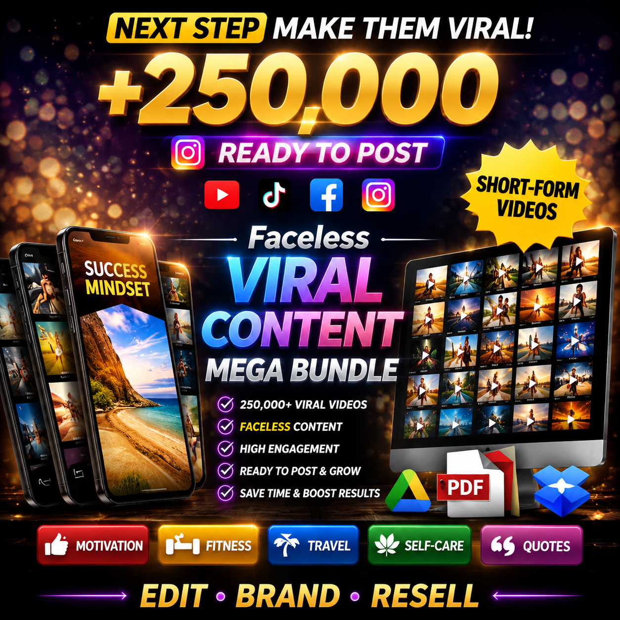 The Ultimate 250K+ Faceless Viral Reels Vault (PLR & MRR Included) - Image 5