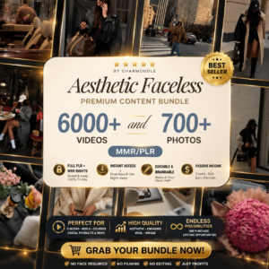 The Ultimate 6,000+ Aesthetic Faceless Reels Bundle (DFY PLR & MRR) + Free Bonuses