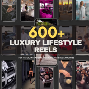 600+ Viral Luxury Faceless Reels Bundle | MRR & PLR Included