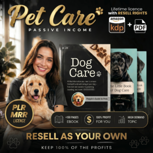 🐾 Ultimate Pet Care Planner Bundle | PLR & MRR Included | Done-For-You Editable Template | Resell Rights Digital Download